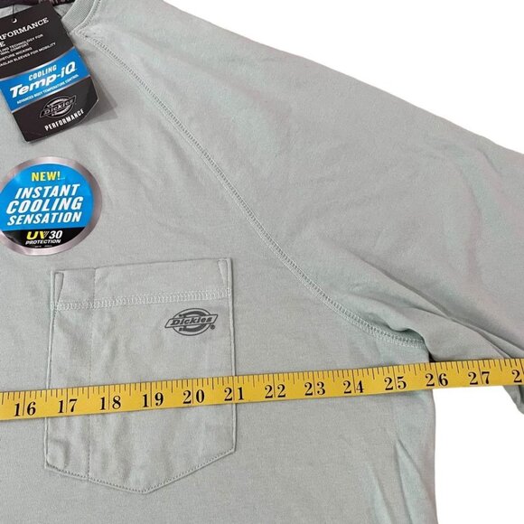 Dickies Temp-iQ T-Shirt Men’s Size 2XL Seafoam Green Performance Pocket T New - Picture 3 of 5